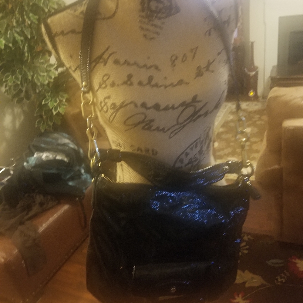 Patent Leather Coach Crossbody